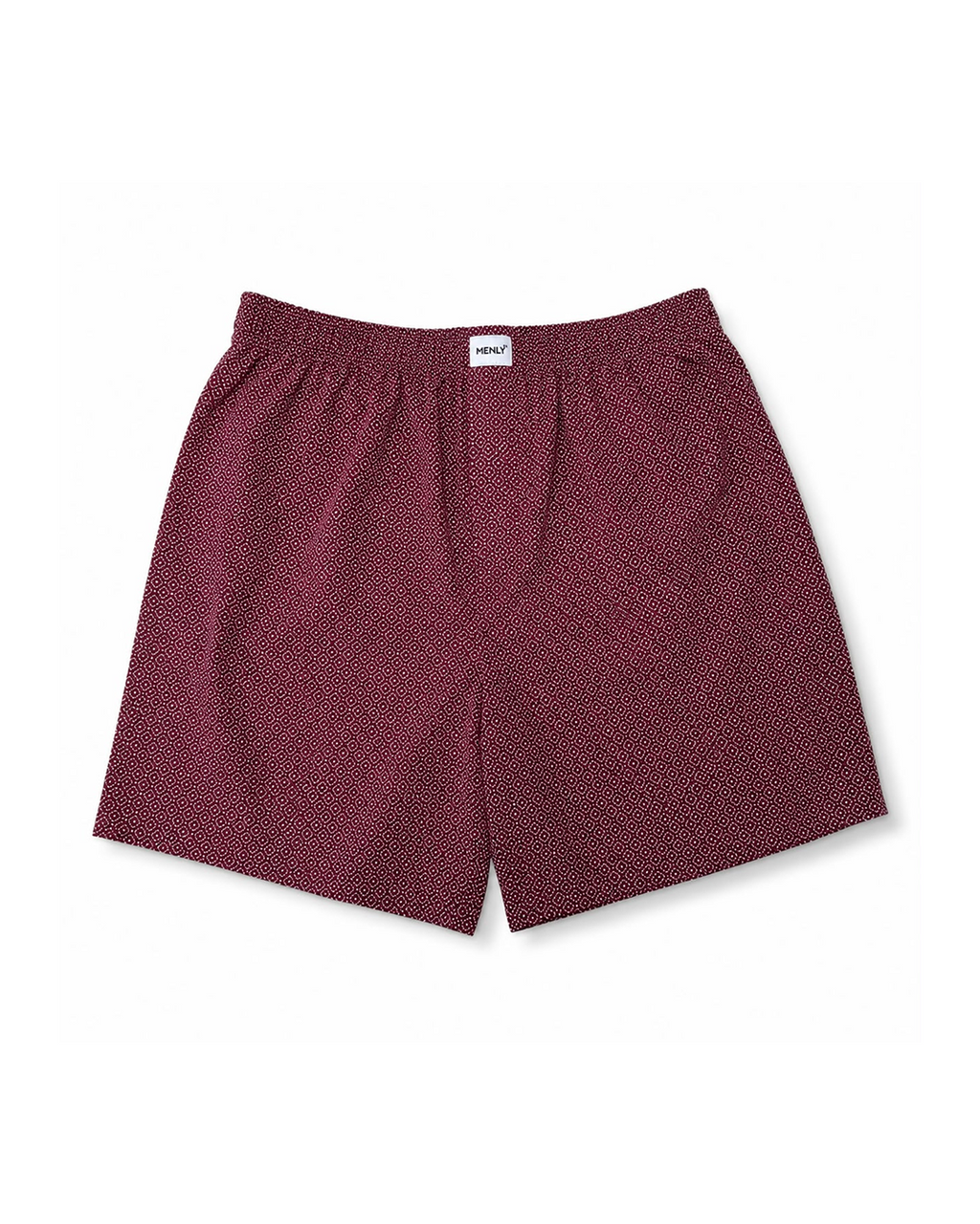 Maroon Micro Print Boxer