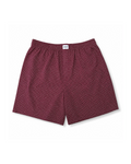 Maroon Micro Print Boxer