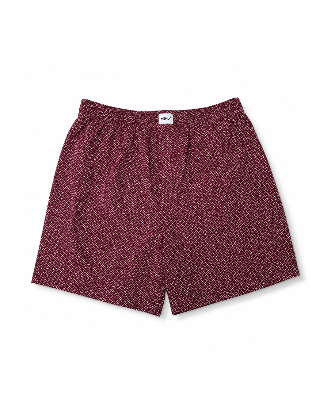 Maroon Micro Print Boxer