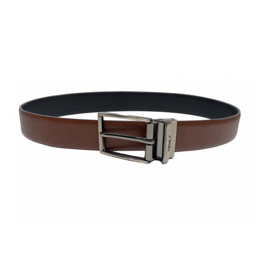 Menly Black & Brown Reversible Belt