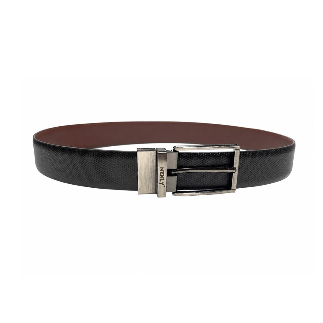 Menly Black & Brown Reversible Belt