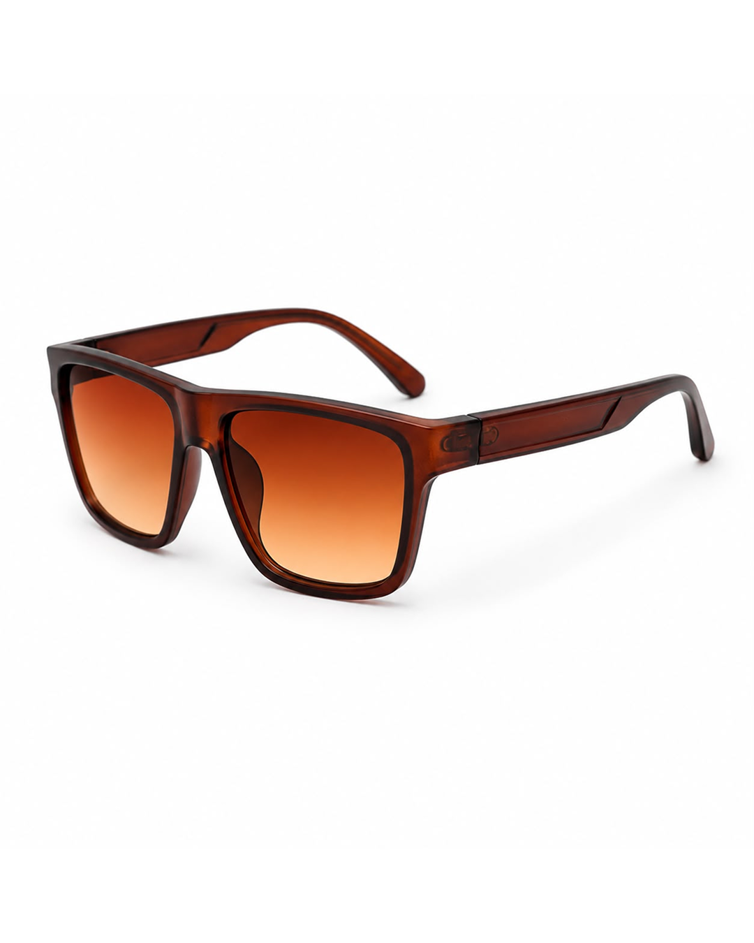 Brown Square Frame Cooler with Amber Gradient Lens