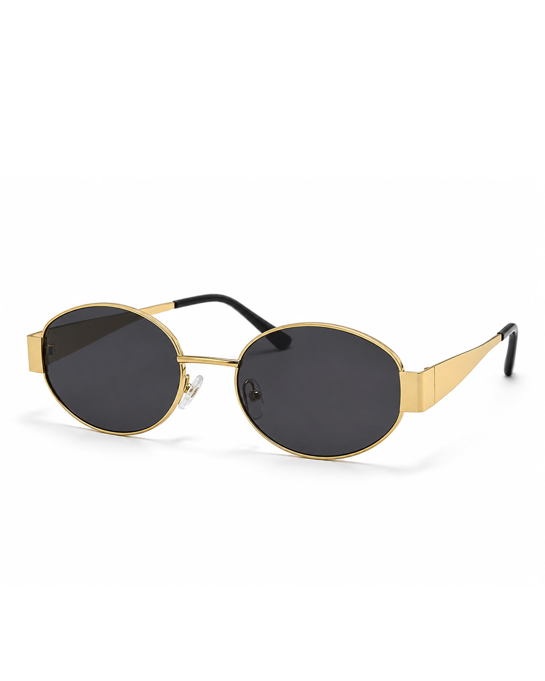 Gold Round Frame Cooler with Smoke Lens
