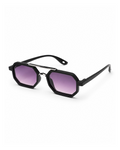 Black Hexa Frame Cooler with Purple Gradient Lens
