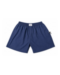 Navy Micro Print Boxer
