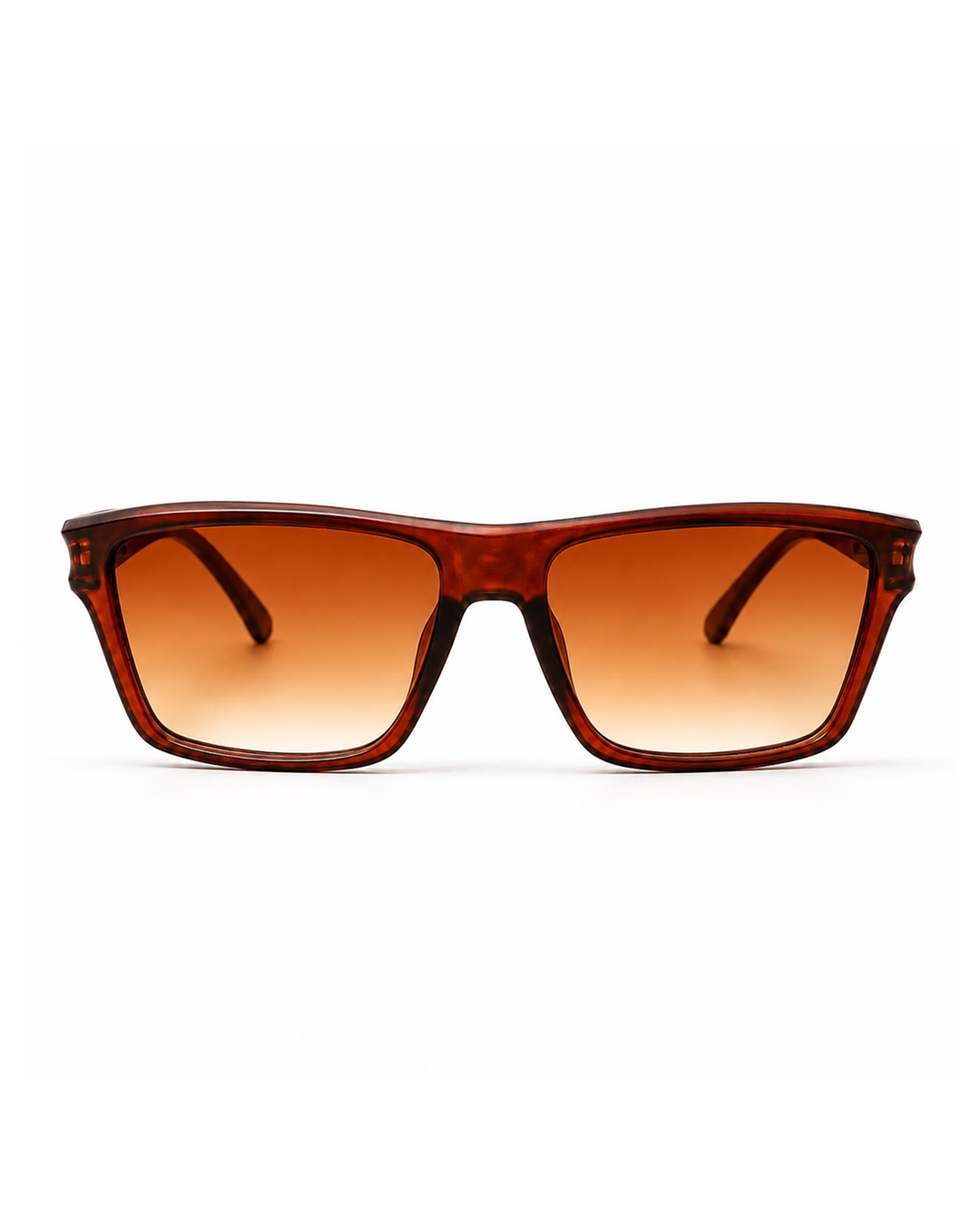 Brown Square Frame Cooler with Amber Gradient Lens