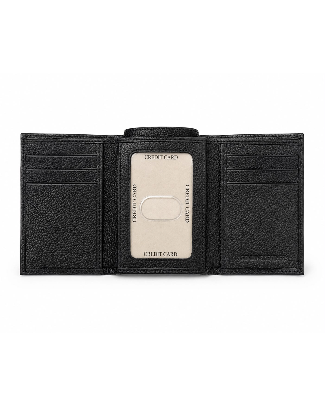 Black Tri-Fold Wallet