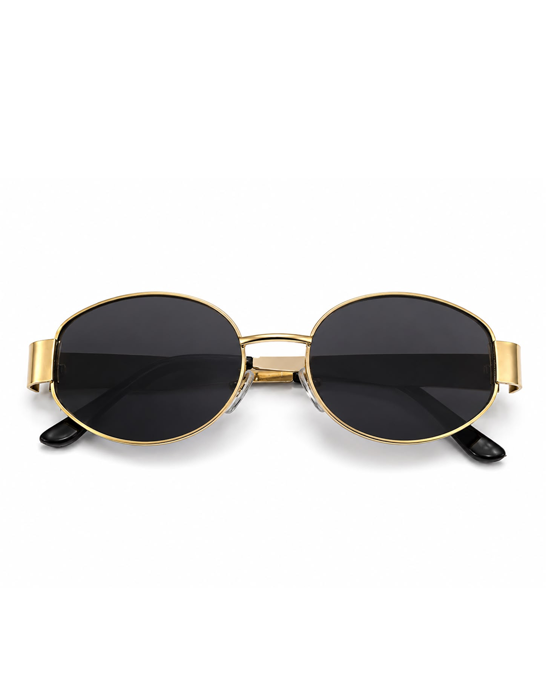 Gold Round Frame Cooler with Smoke Lens