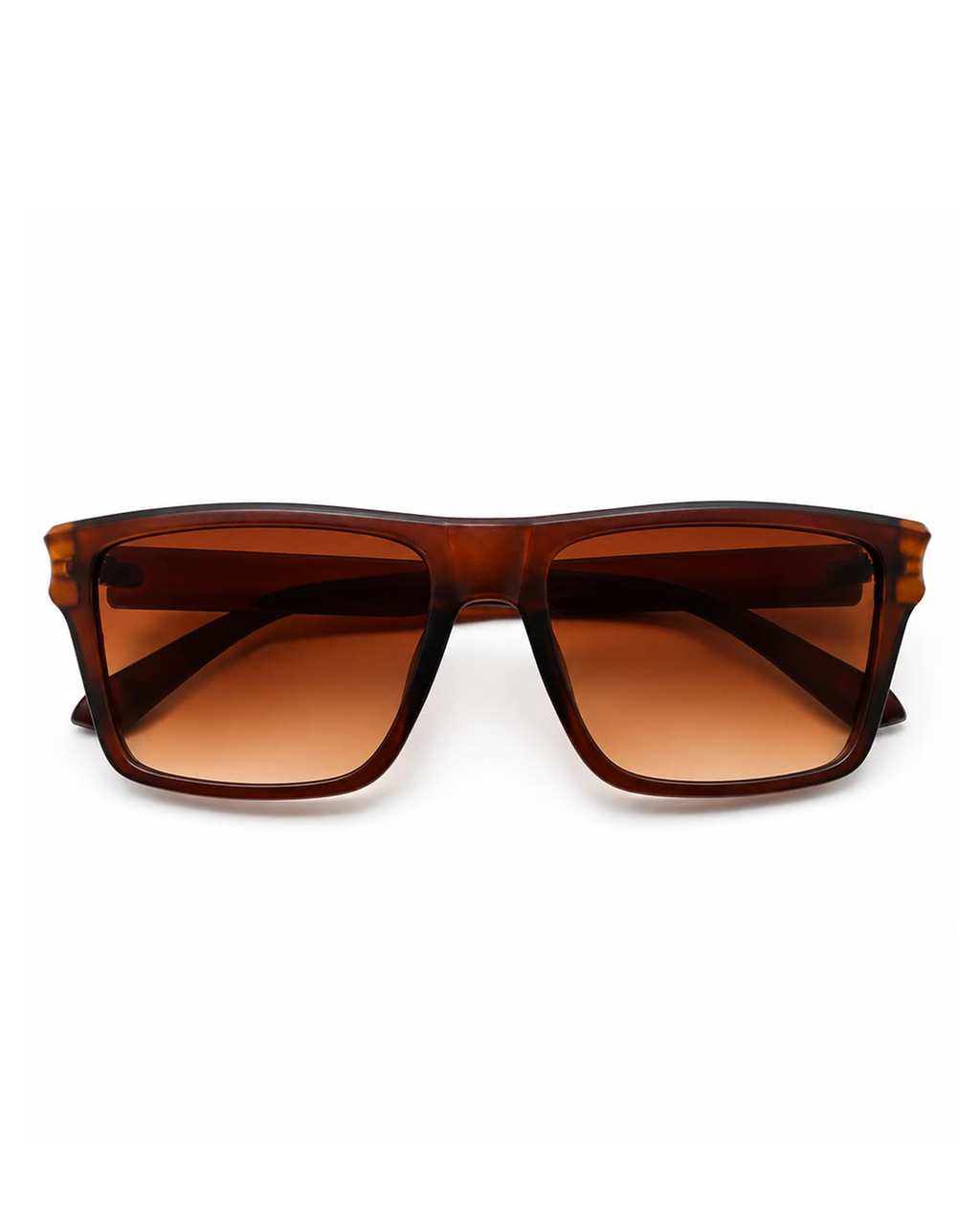 Brown Square Frame Cooler with Amber Gradient Lens