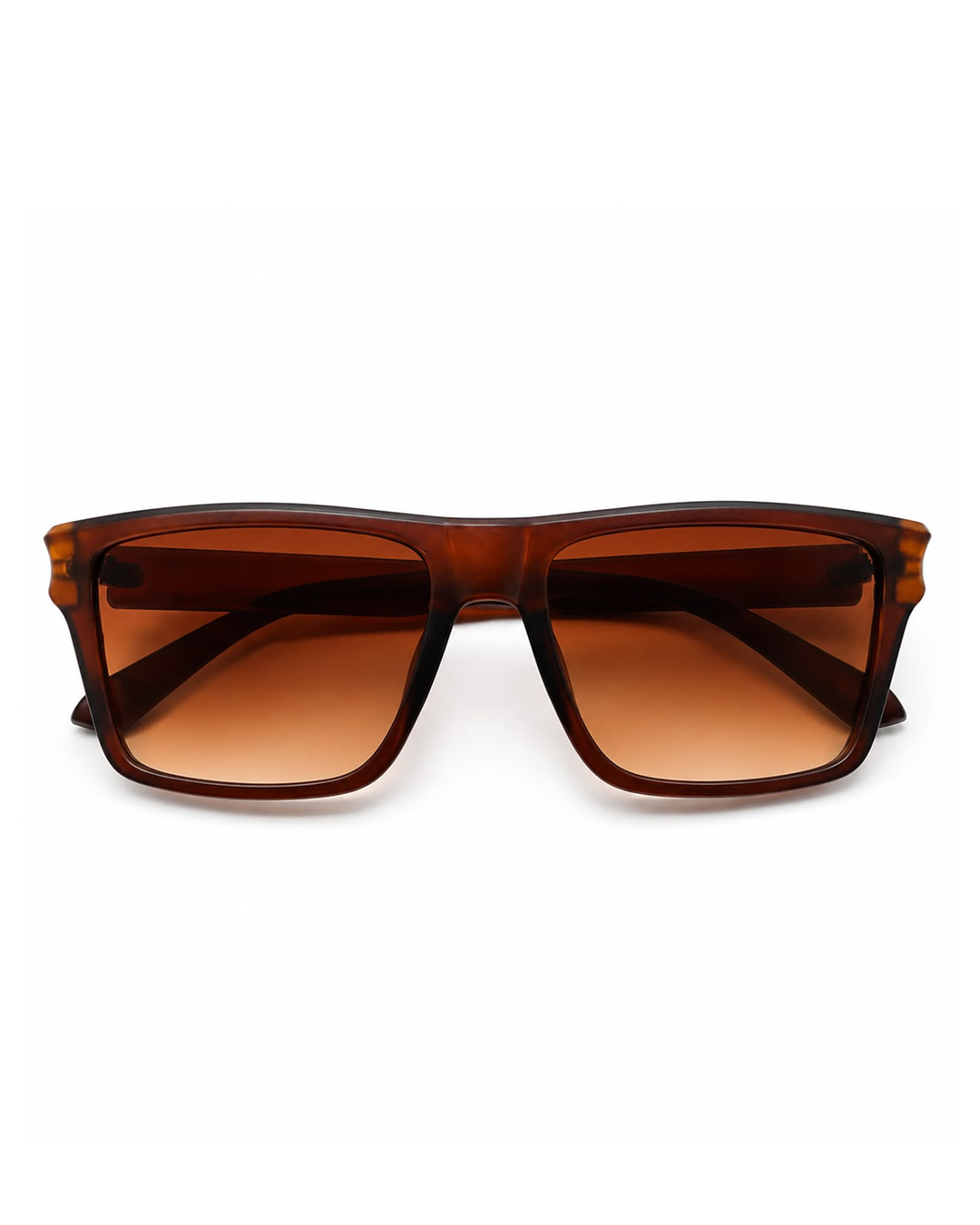 Brown Square Frame Cooler with Amber Gradient Lens