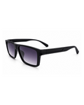 Black Square Frame Cooler with Smoke Purple Lens