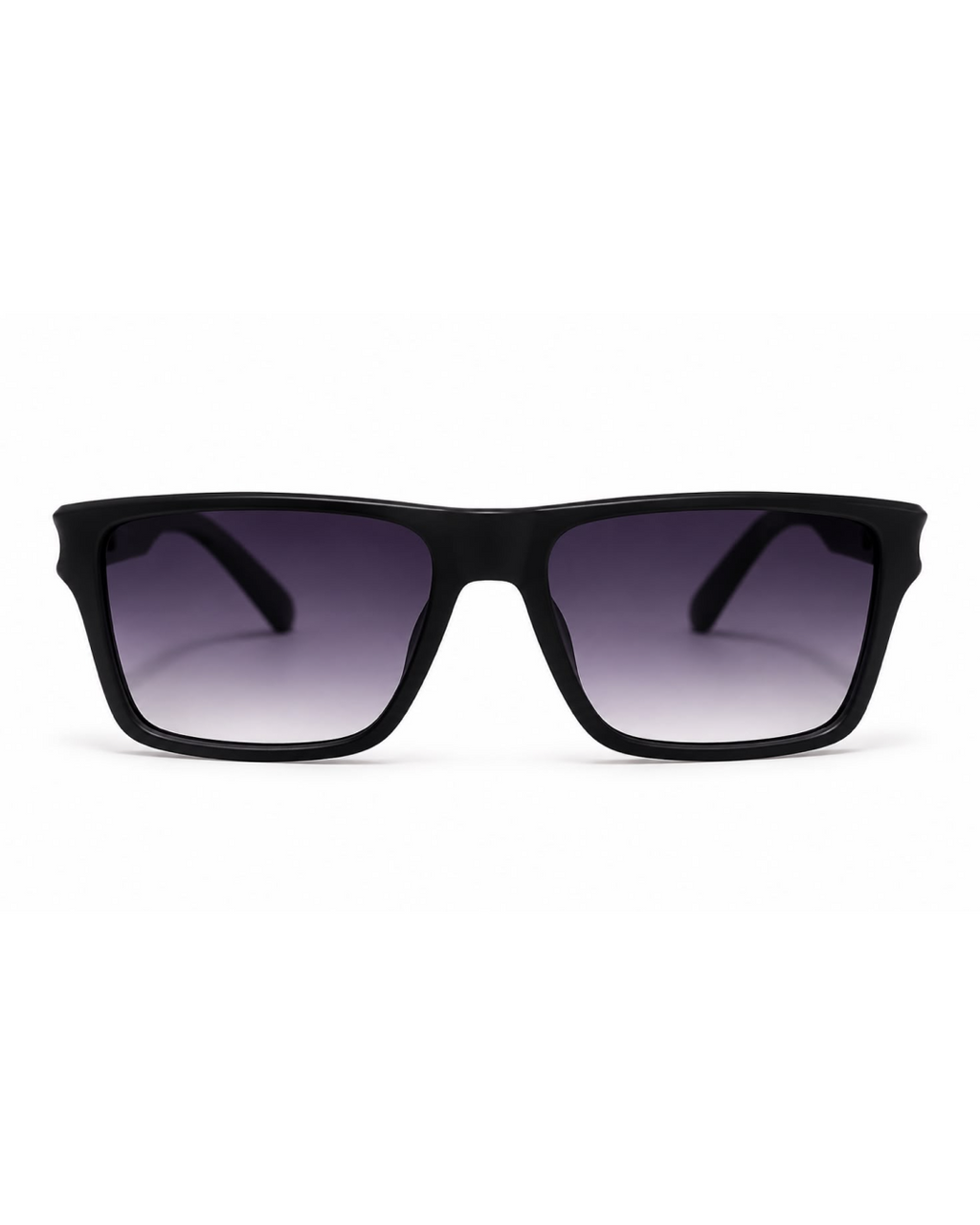 Black Square Frame Cooler with Smoke Purple Lens