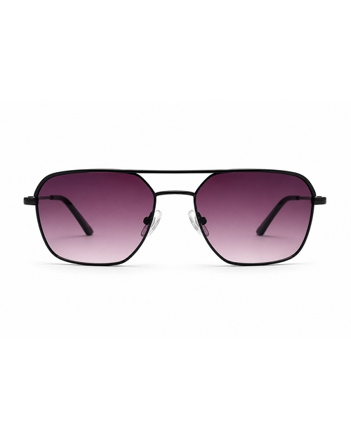Black Frame Purple Lens Sunglasses