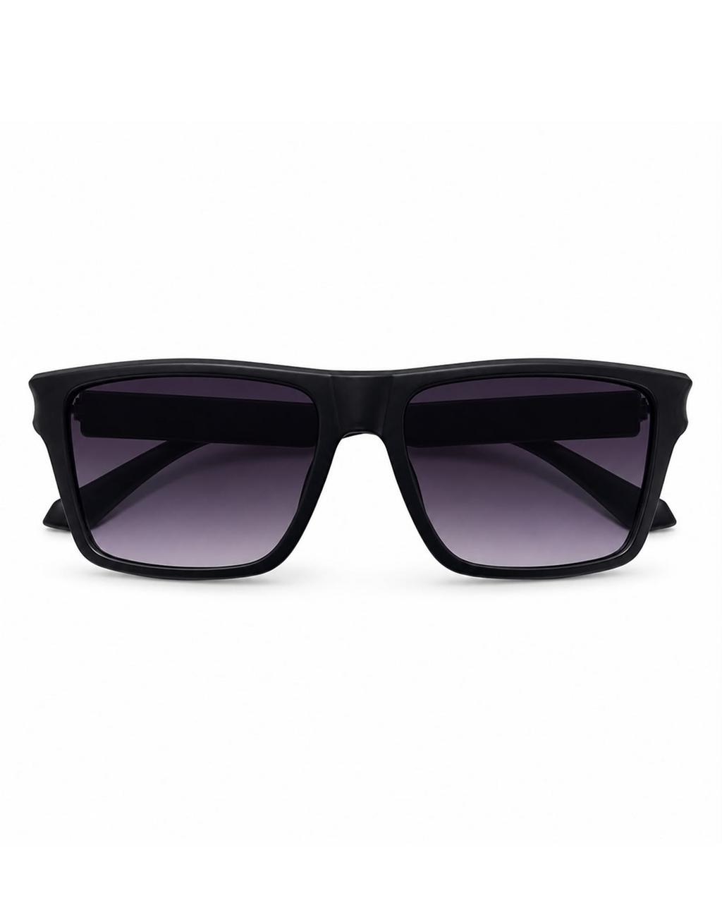 Black Square Frame Cooler with Smoke Purple Lens