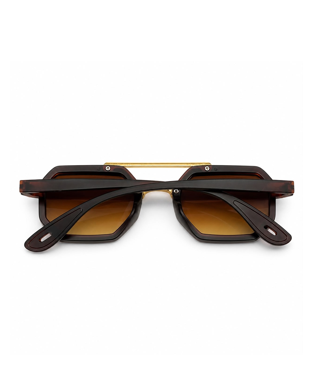 Brown Hexa Frame Cooler with Amber Lens