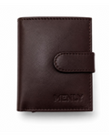 Menly Dark Brown Pop-Up Wallet