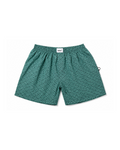 Teal Micro Print Boxer