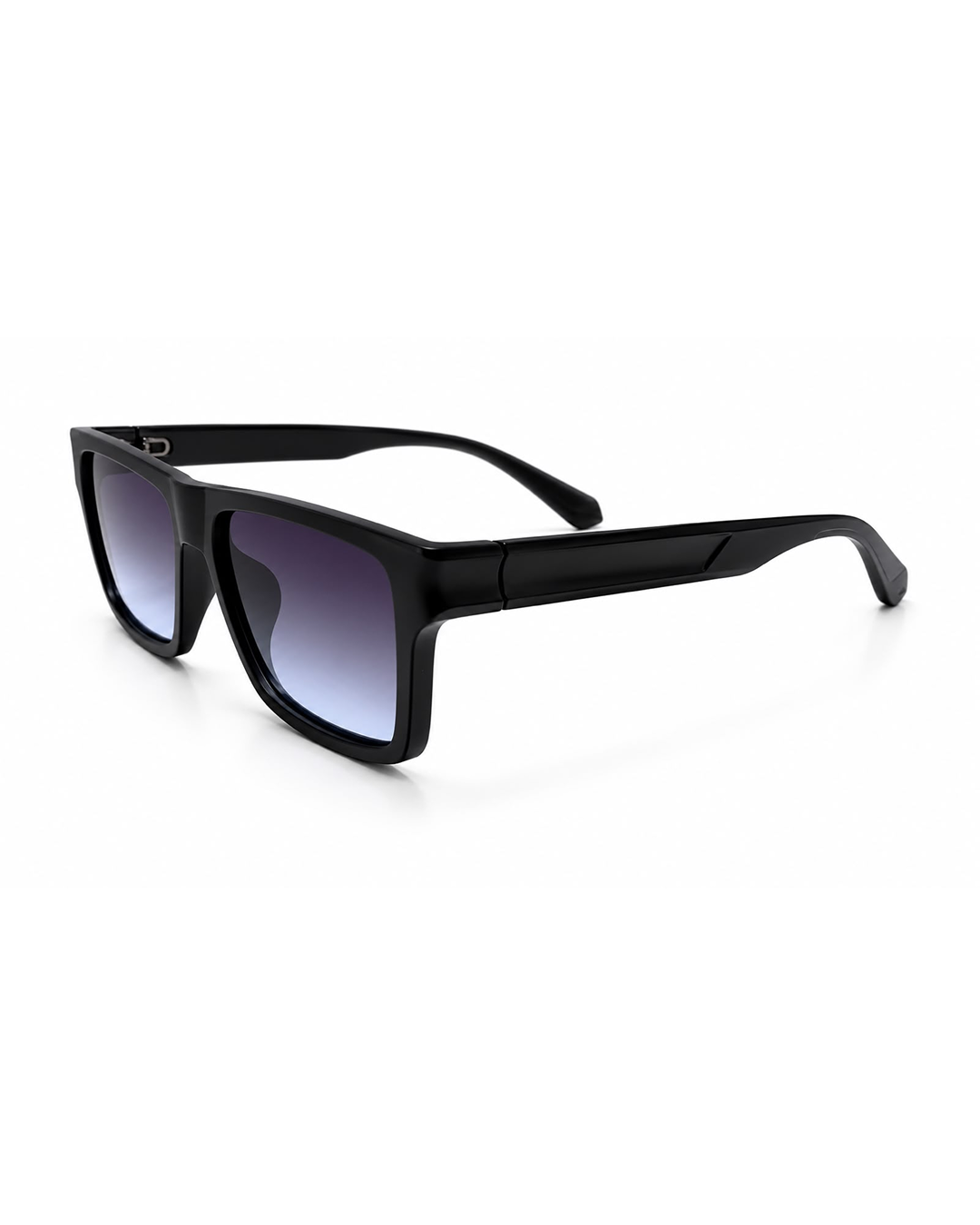 Black Rectangular Frame Cooler with Purple Gradient Lens