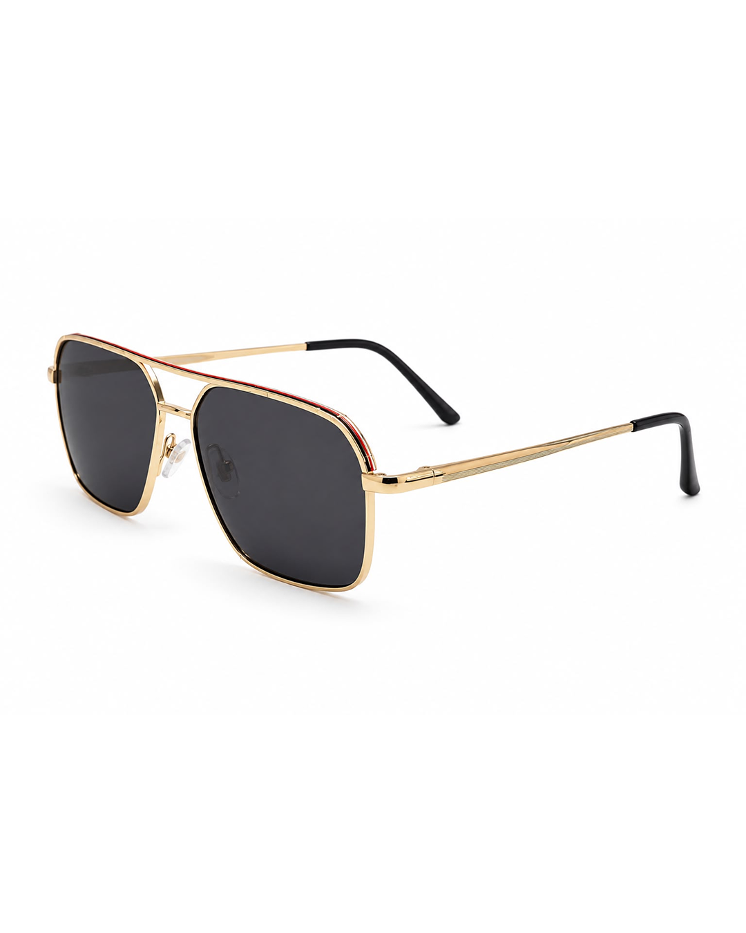 Gold Frame Black Lens Sunglasses