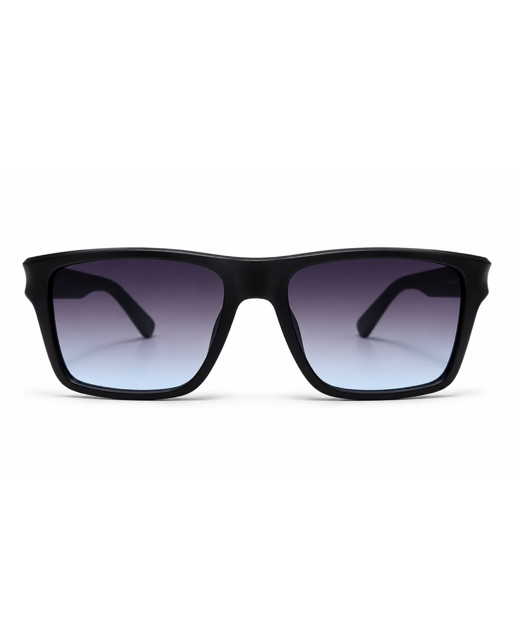 Black Rectangular Frame Cooler with Purple Gradient Lens