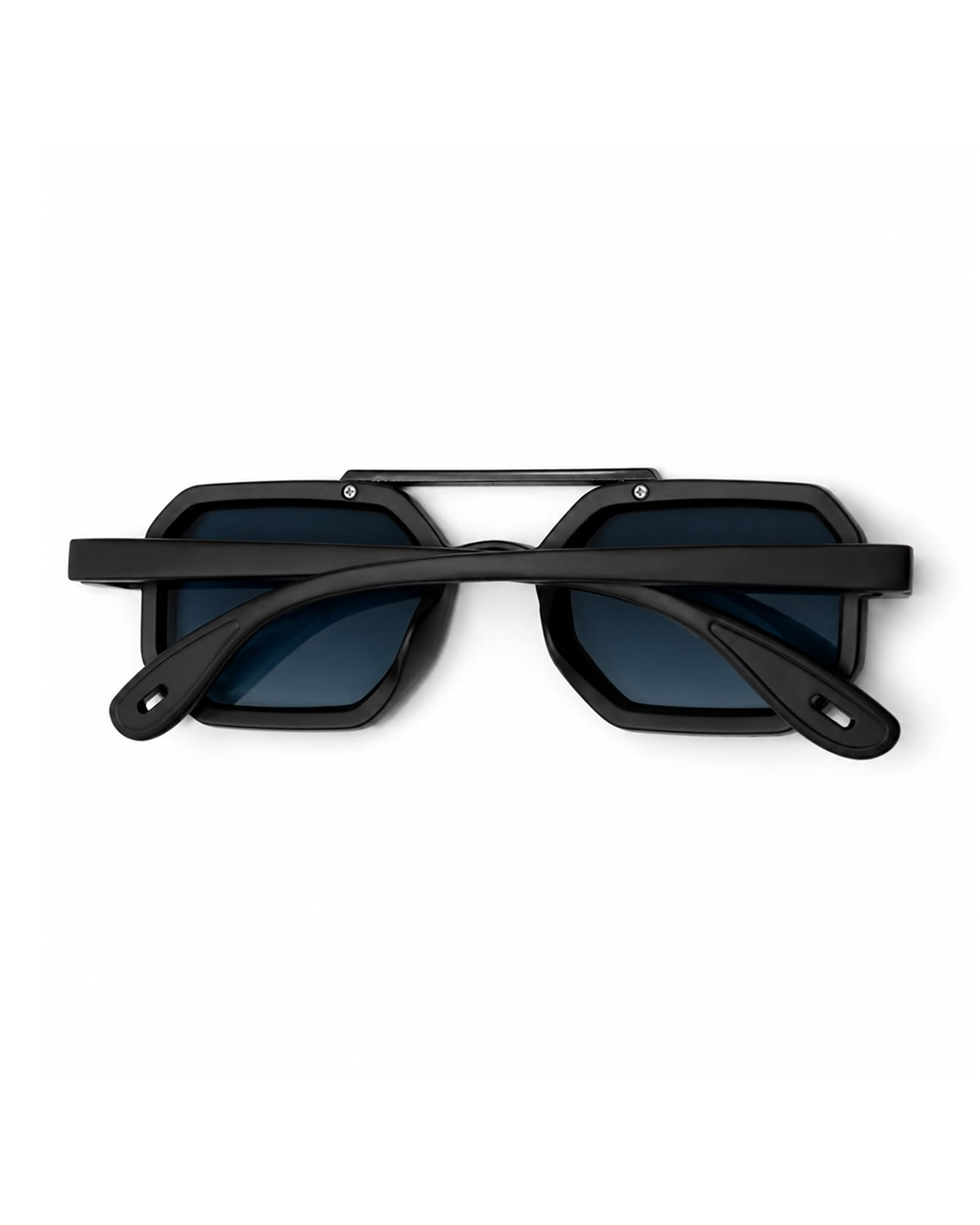 Black Hexa Frame Cooler with Smoke Blue Lens