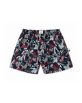 Black Tropical Print Boxer
