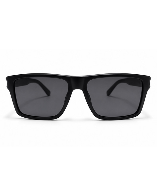 Black Bold Frame Cooler with Dark Smoke Lens