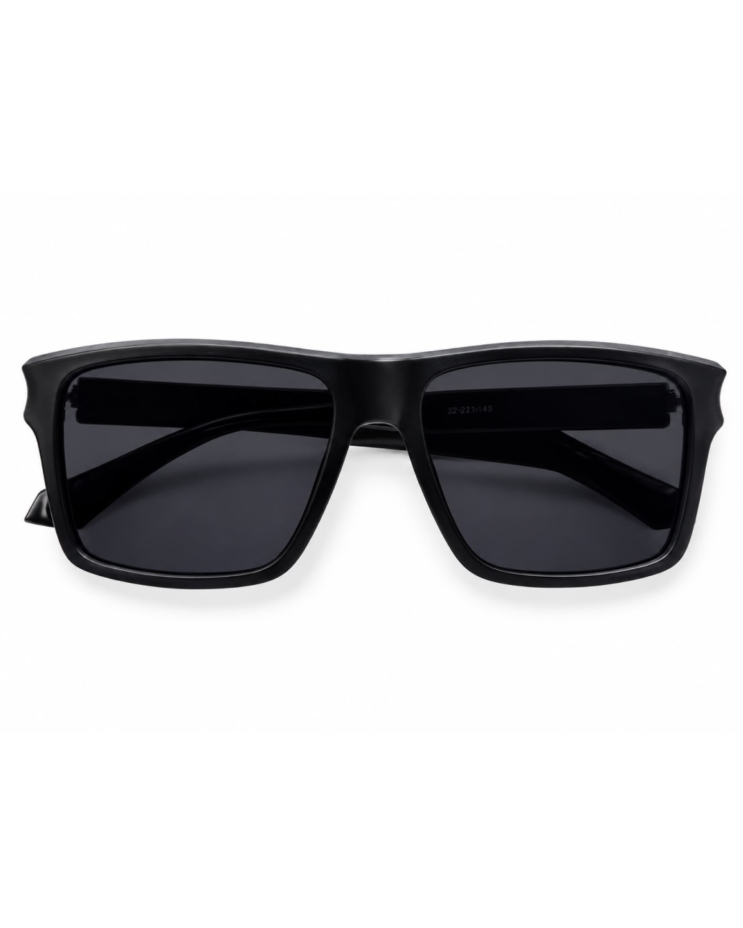 Black Bold Frame Cooler with Dark Smoke Lens