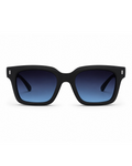 Black Square Frame Cooler with Blue Gradient Lens