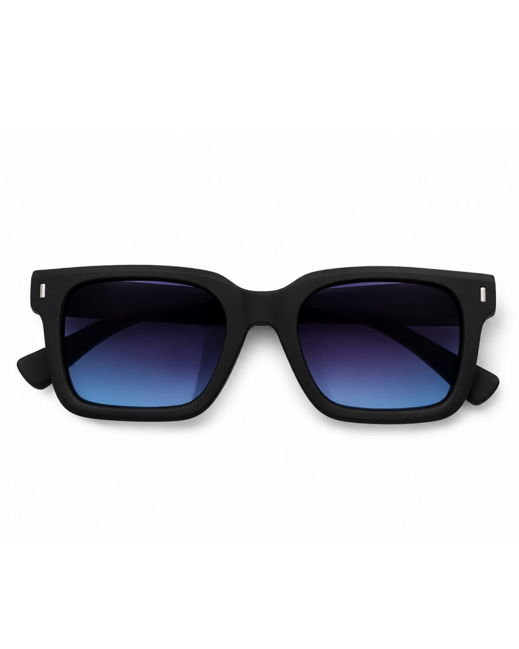 Black Square Frame Cooler with Blue Gradient Lens