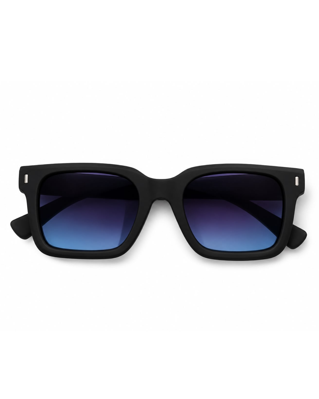 Black Square Frame Cooler with Blue Gradient Lens