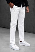 White Linen Pants - Menly Clothing