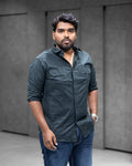 Forest Green Double Pocket Cotton Shirt - Menly Clothing