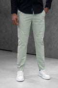 Pista Green Linen Pants
