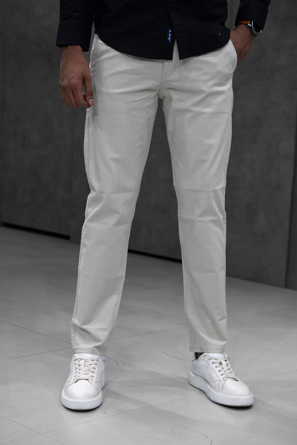 Off White Linen Pants