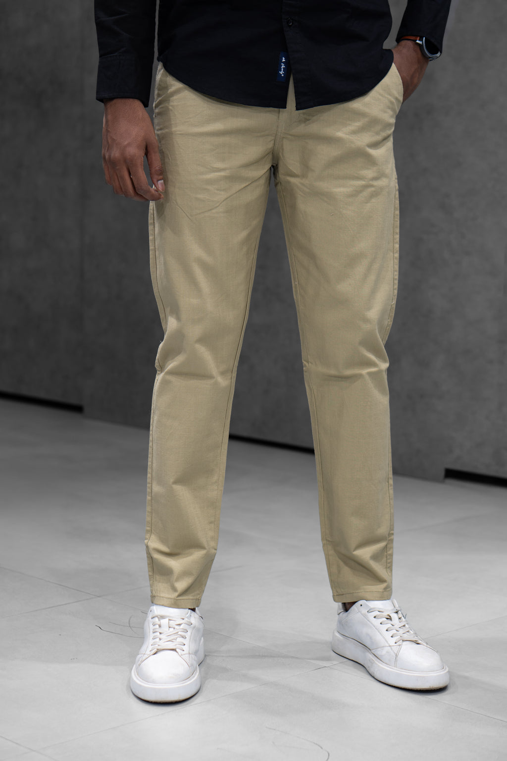 Khaki Linen Pants
