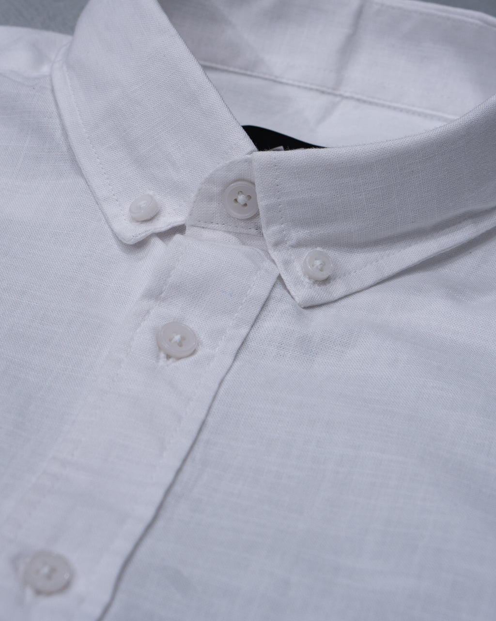 Menly White Cotton Linen Shirt - Menly Clothing
