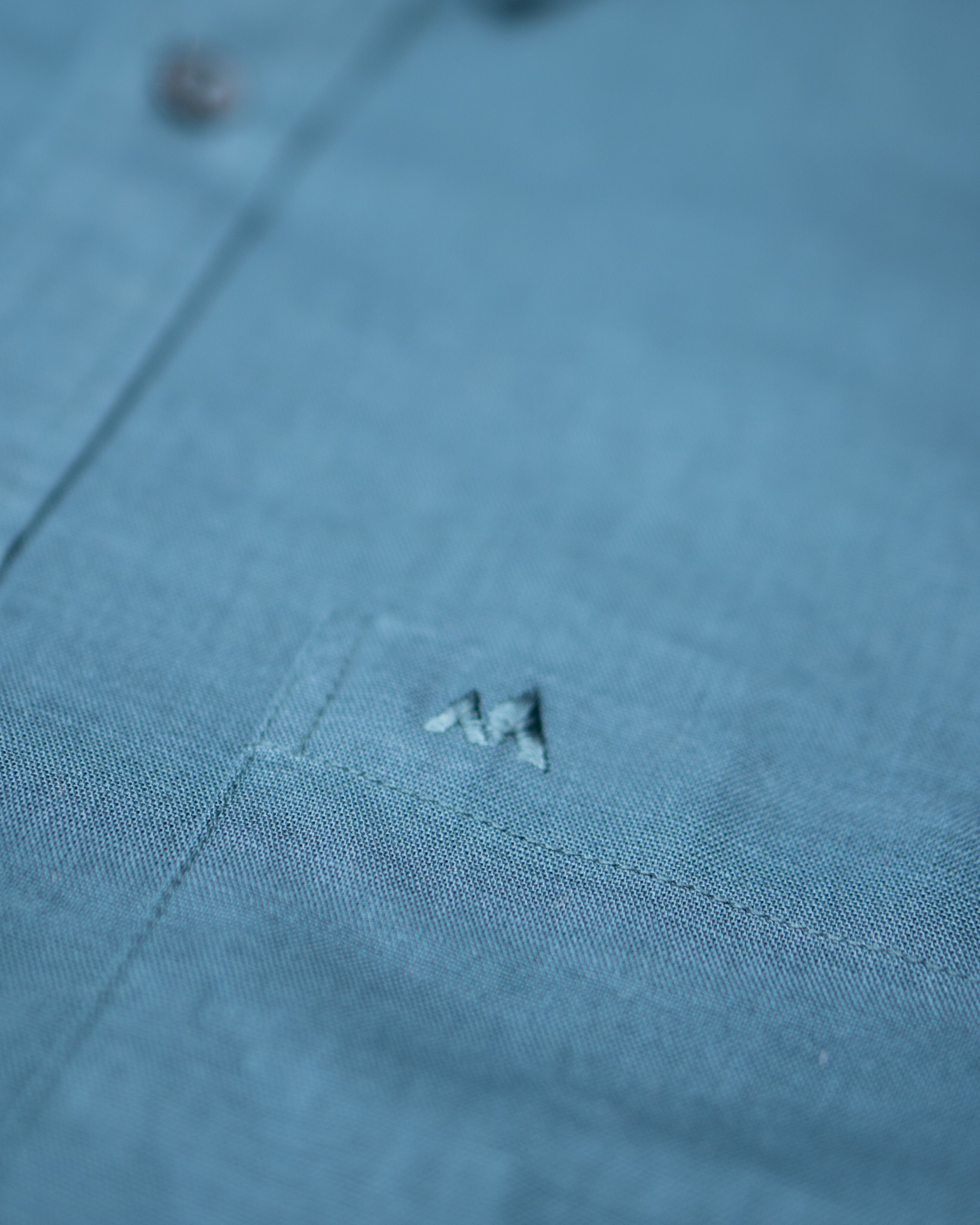 Menly Peacock Green Cotton Linen Shirt - Menly Clothing