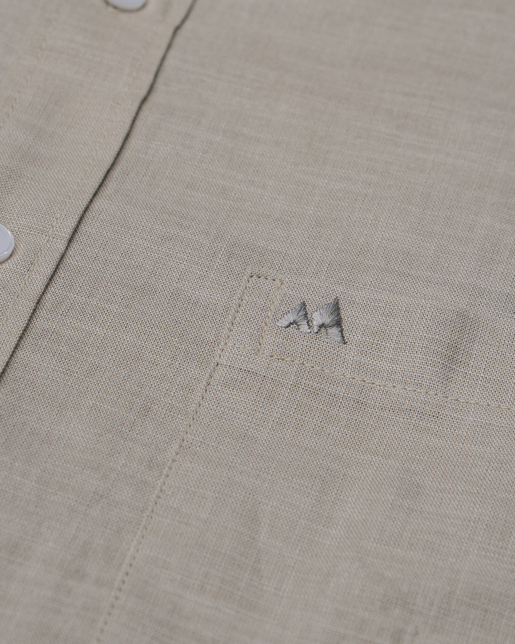 Menly Beige Cotton Linen Shirt - Menly Clothing