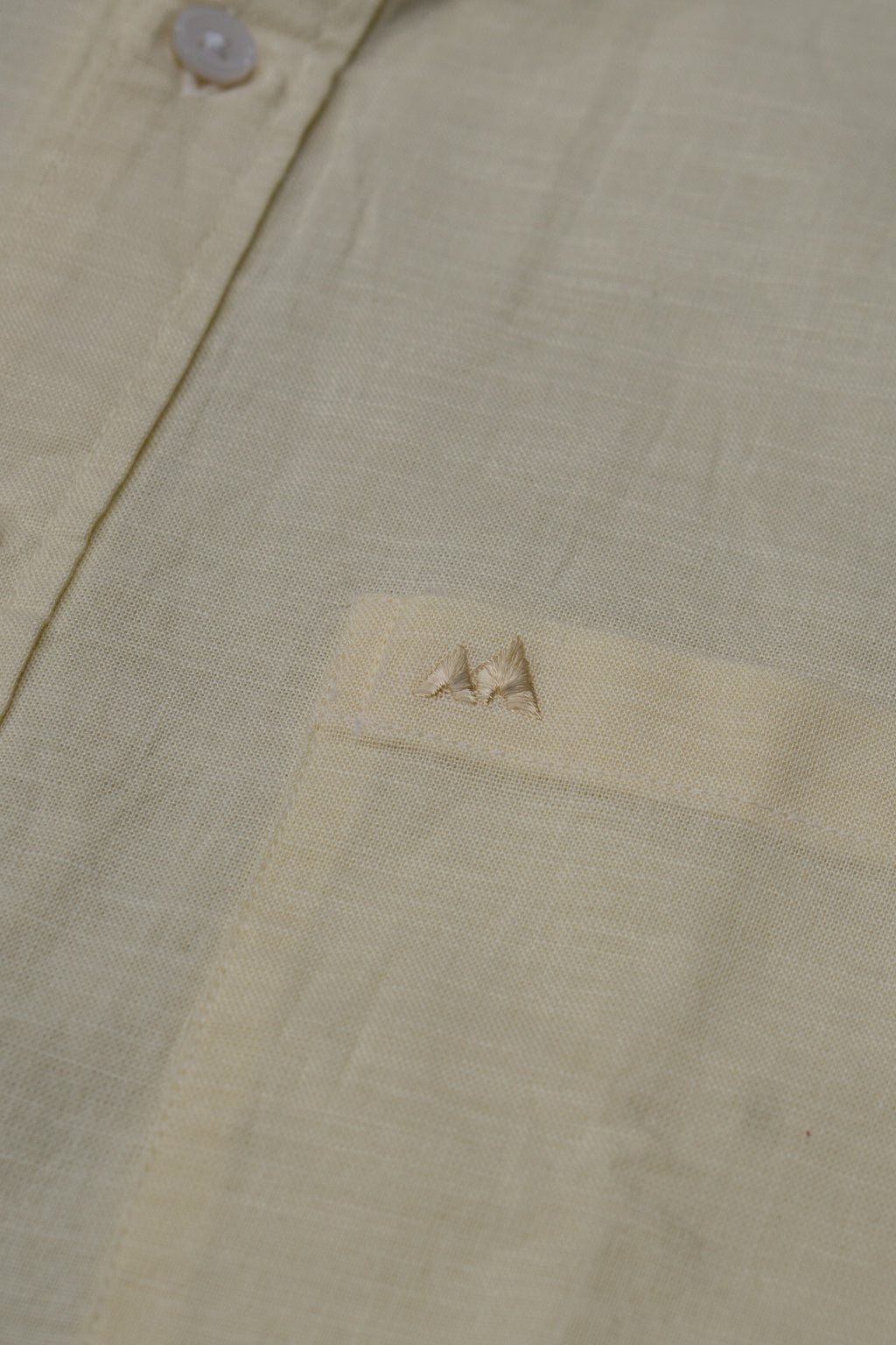 Menly Lime Yellow Cotton Linen Shirt - Menly Clothing