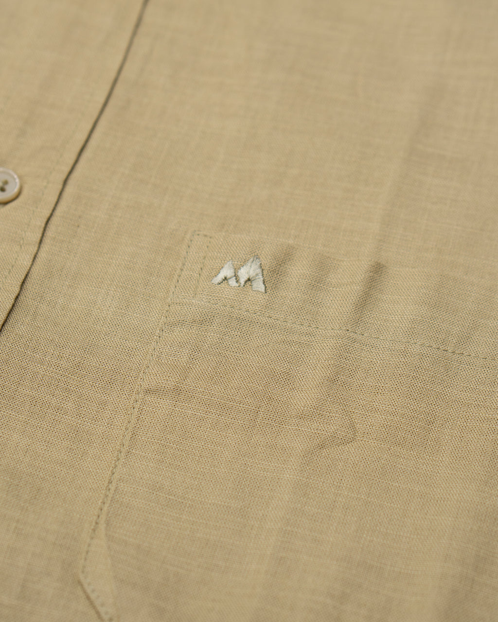 Menly Mustard Olive Cotton Linen Shirt - Menly Clothing