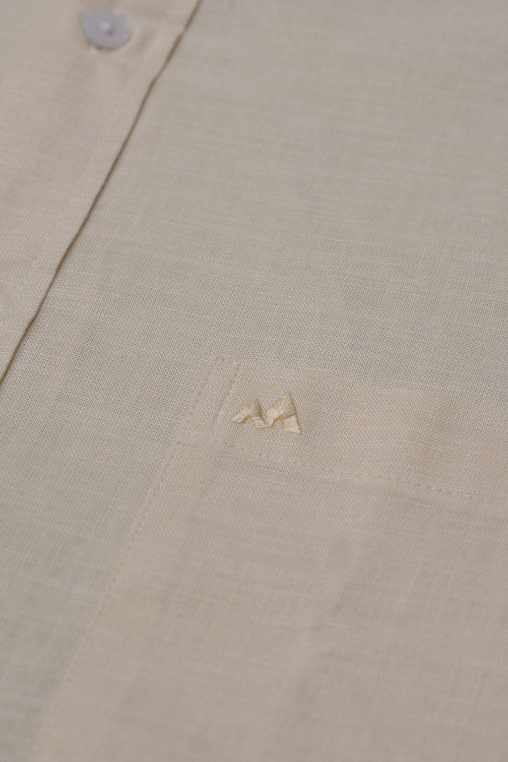 Menly Soft Ivory Cotton Linen Shirt - Menly Clothing