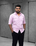 Menly Light Pink Oxford Cotton Shirt