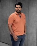 Sunset Orange Classic Polo - Menly Clothing