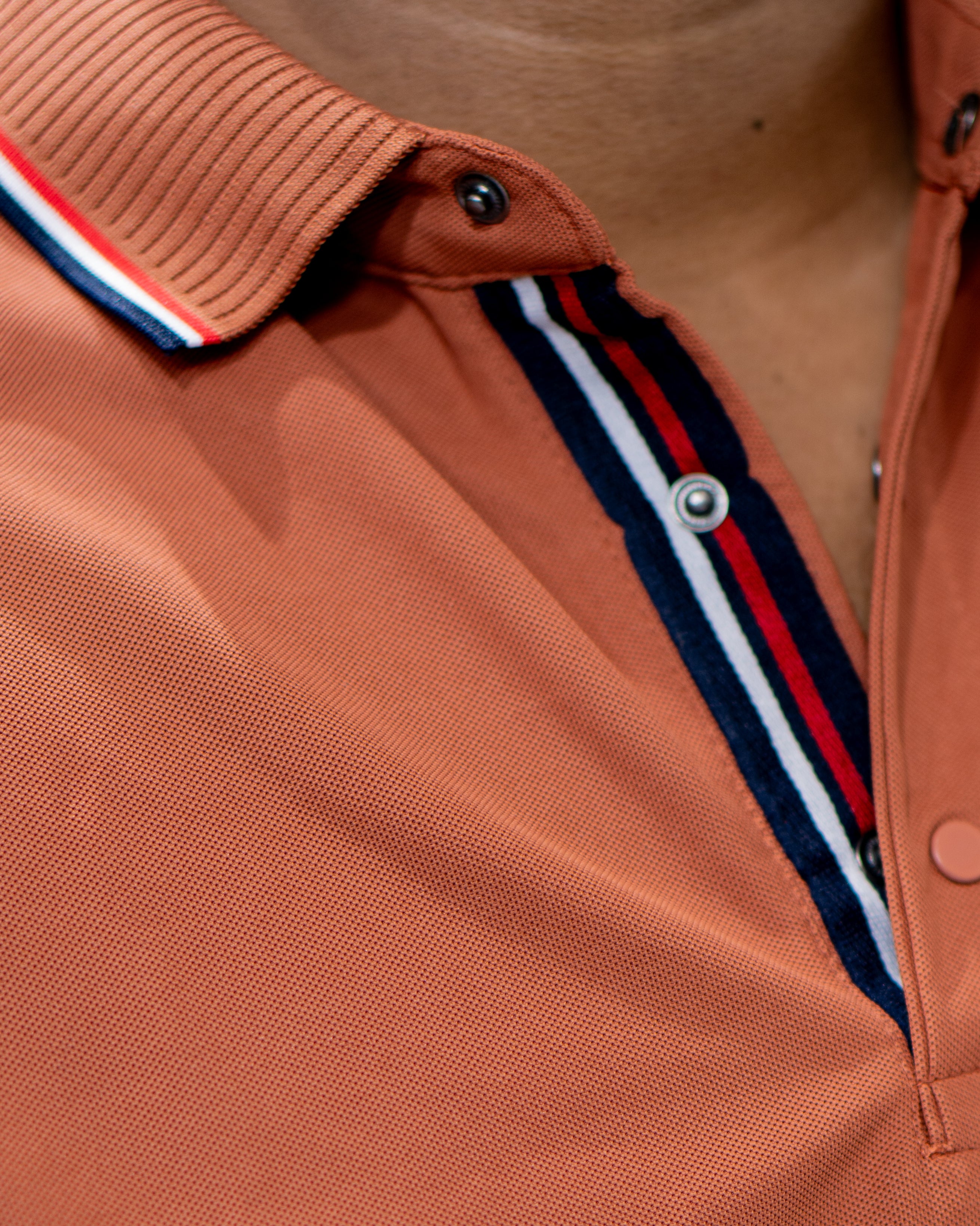 Sunset Orange Classic Polo - Menly Clothing