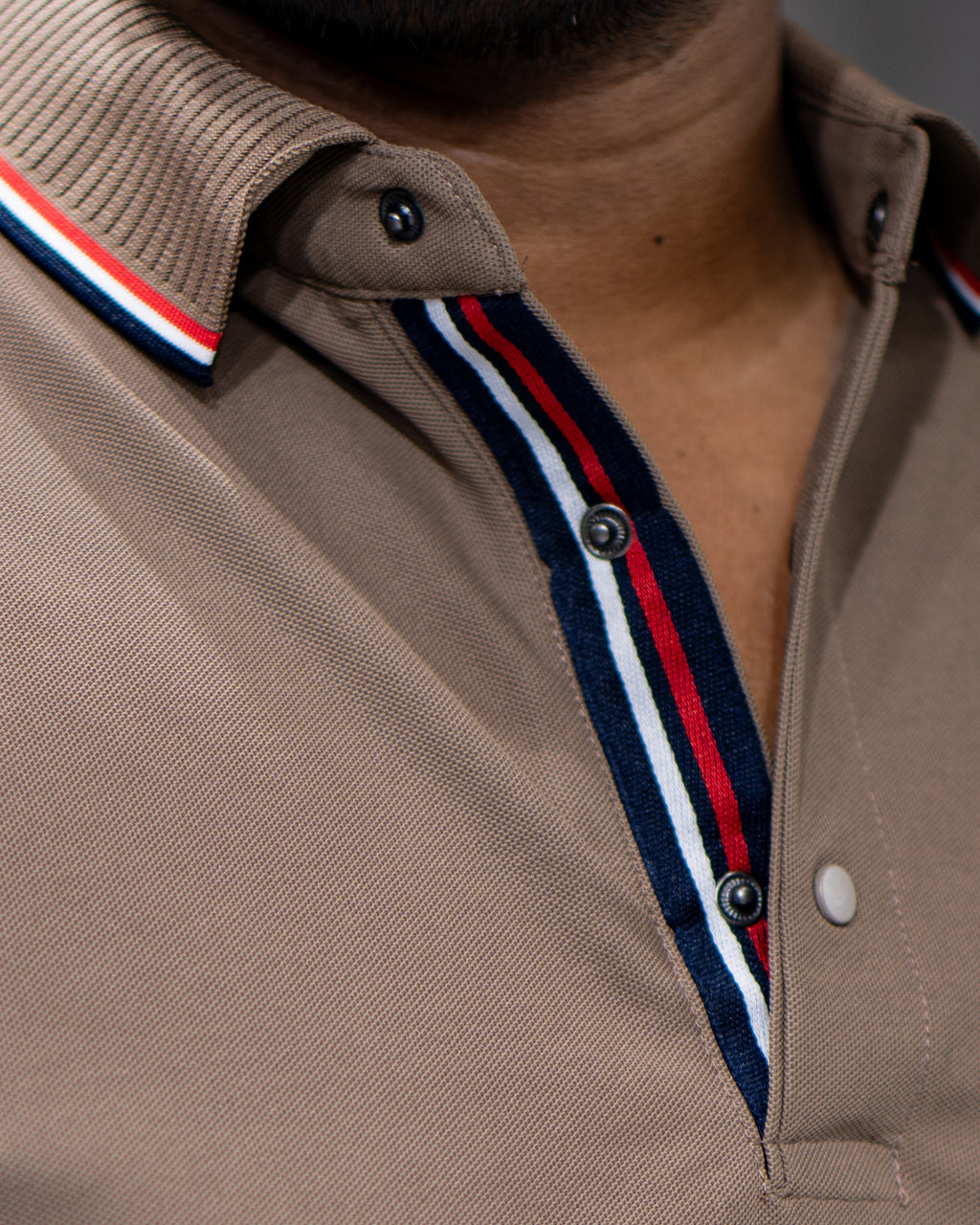 Stone Taupe Classic Polo - Menly Clothing