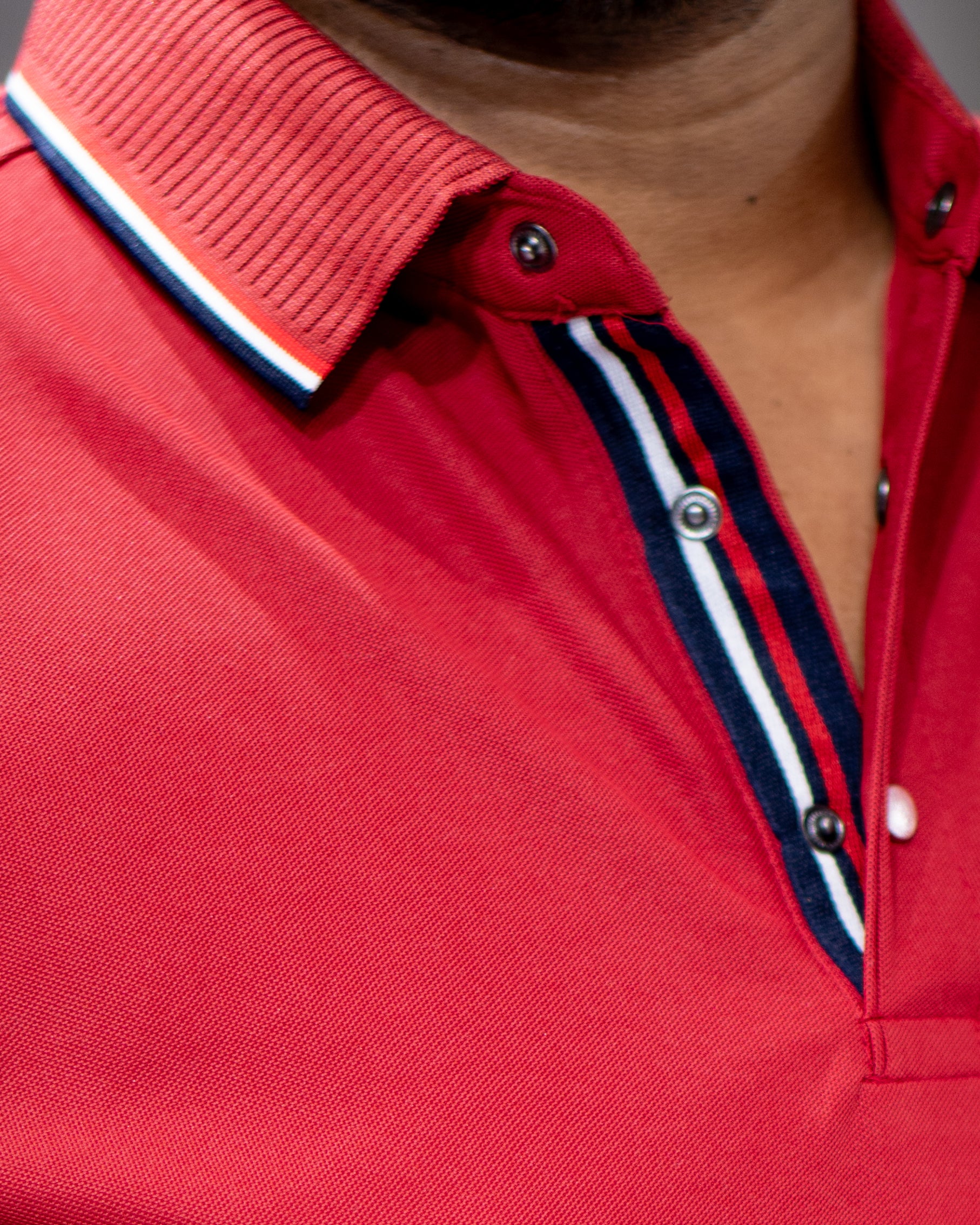 Crimson Red Classic Dryfit Polo T-Shirt - Menly Clothing