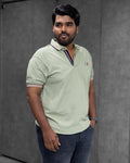 Sage Green Classic Dryfit Polo T-Shirt - Menly Clothing