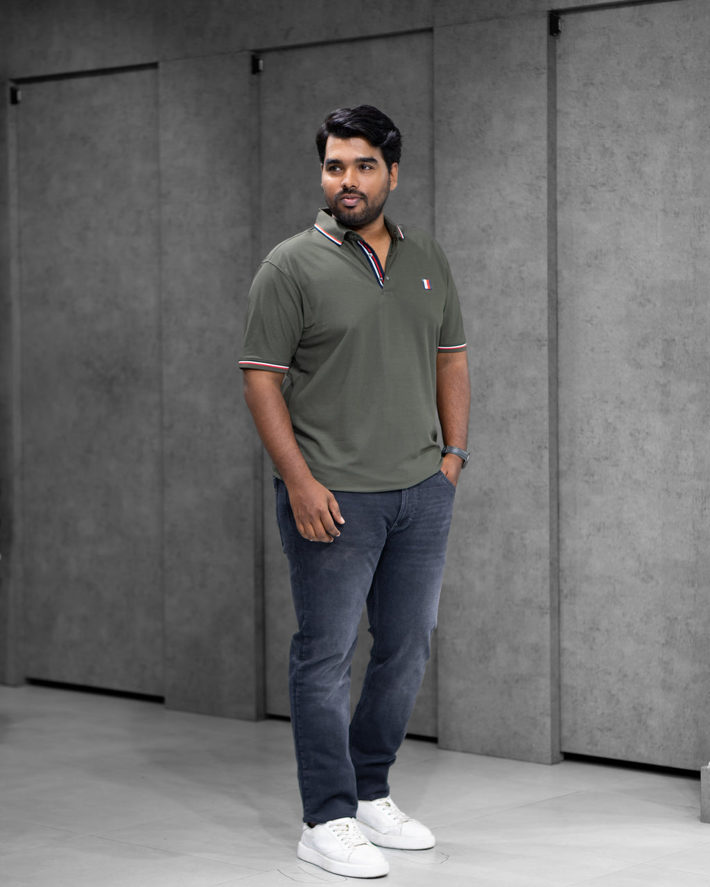 Olive Green Classic Dryfit Polo T-Shirt - Menly Clothing