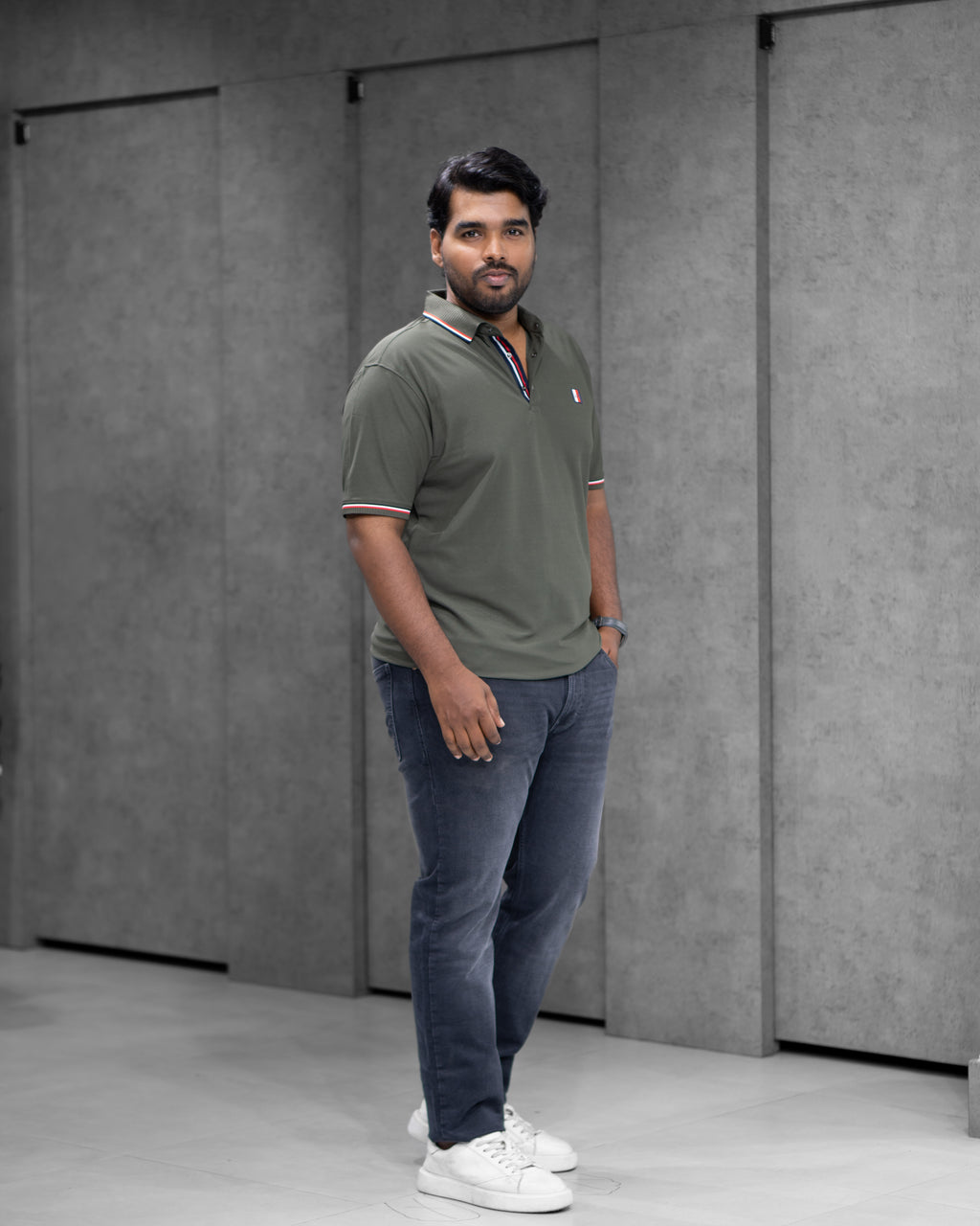 Olive Green Classic Dryfit Polo T-Shirt - Menly Clothing